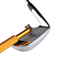Pikkukuva 1 / 6: #Piece Gold Golf-urakanterän teroitin - Golfmailan puhdistaja ja rauta-teroitin parantaa takakierrettä ja pallon hallintaa - Täydellinen golflahja#