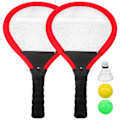 Miniatyrbilde 1 av 3: 1 Sett med Bærbart Sportsracket Badminton Racket Treningsleke Utendørs Leker for Barn