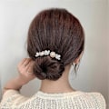 Miniatyrbild 3 av 4: Magic Bun, 2 stycken Hårband för knut, Knut, Donut Bun Maker Frisyr, Hårklämma i tyg, Knutaccessoar, Hårknut, Håraccessoar, Återanvändbar Knutmakare, D