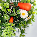 Miniatyrbilde 4 av 4: Påskekrans Dørdekor Simulering Eukalyptus Sesongbasert Vårkrans Ornament