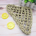 Miniatyrbillede 4 af 6: #Lizard Lounger Naturlige Havgræsfibre til Anoler Skæggede Drager Geckos Leguaner og Eremitkrebs Rektangulær 20*20*28CM#