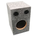 Miniatyrbild 4 av 5: För Fodral För Subwoofer Audio Stereo Högtalare Portad Inneslutning Högtalare Sub Trä