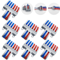 Miniatyrbillede 1 af 3: Elektrisk Konnektor, SPL-62 Terminalblokke, Kompakt Ledningskonnektor, Samlemuffe Konnektorer (7 stk, 2 ind 6 ud)
