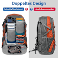 Miniatyrbillede 3 af 6: #Vandre rygsæk 60L trekking rygsæk rejserygsæk udendørs rygsæk vandreture#