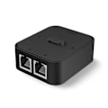 Miniatyrbilde 1 av 5: Nettverksbryter 2 Port Hurtigbryter Strømfri Høy Ytelse Høyhastighets LAN-svitsjing 1000 Mbps 2 inn 1 ut/1 inn 2 ut Smart RJ45 Intern Ekstern