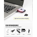 Miniatyrbillede 3 af 5: Unisex LED Hue med Lys, USB Genopladelig Håndfri LED Pandelampe Hue