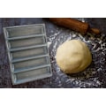 Miniatyrbild 4 av 5: Fransk baguette brödform med 5 flätade silikonformar, enkel att lossa