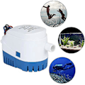 Miniatyrbilde 5 av 5: BALLSHOP Automatisk lensepumpe 12V 1100GPH Automatisk nedsenkbar lensepumpe Fullautomatisk flottørbryter intern for dammer