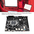 Miniatyrbillede 3 af 5: H61S Mini ITX Bundkort LGA 1155 Dual Channel DDR3 6 USB2.0 PCIE X16 Bundkort til Stationær Computer PC