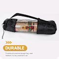 Miniatyrbilde 2 av 4: 2 stk. Yogamattebæreveske Mesh Design Yogaputeveske Enkel Stropp Yogamattebærer