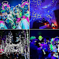Miniatyrbillede 3 af 5: 2 stk. 100W UV LED Floodlight Sort Lys IP65 Vandafvisende, Ultraviolet LED Lampe, Effektbelysning Til Akvarium, Fest, Neonmaling, Fluorescerende Poster