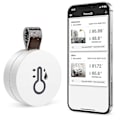 Miniatyrbillede 1 af 2: Trådløst Termometer Hygrometer, Oria Mini Bluetooth 5.0 Fugtigheds- og Temperatursensor med Dataeksport og Alarmer