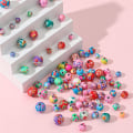 Miniatyrbillede 1 af 5: 10mm Perler til Håndværk 20 stk Store Perler til Smykkefremstilling Rou