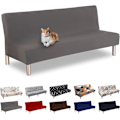 Miniatyrbillede 2 af 5: Sofa Betræk Uden Armlæn 3-Sæders Universal Stræk Clic C