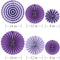 Pikkukuva 4 / 5: Mauve 14 Pakkaus Kangasripustuksia Juhliin, Häihin, Syntymäpäiville, Jne.