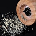 Miniatyrbillede 3 af 5: Træ- og Keramisk Salt- og Peberkværn - Peberbøsseformet Krydderikværn med Justerbar Kværn Xixi