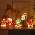 Miniatyrbilde 2 av 5: *Julelykt juletre snøfnugg anheng femspiss S*