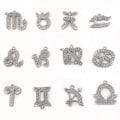 Miniatyrbilde 2 av 5: 12 stk 3D Hagesko-Sandal Ornamenter (tolv stjernetegn), Sko C