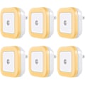Miniatyrbillede 1 af 5: WABJTAM LED Natlampe Plug-in [6 Pakke] Smart Skumring til Daggry Sensor, Automatiske Natlamper, Egnet til Soveværelse, Badeværelse, Toilet, Trapper, Køkken, H