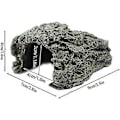Miniatyrbilde 2 av 5: Reptiland Reptilskjul Resin Hule Stein Hule Skjulested Tu