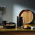 Miniatyrbilde 5 av 5: Nordic Kitchen serveringsbrett, enkel og tidløs design, svart