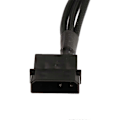 Miniatyrbild 2 av 5: 2x3-vägs 3/4-Pin Y-Splitter Adapterkabel För CPU PC-Chassi PWM Fläkt 270mm