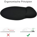 Pikkukuva 2 / 5: #Hiiren alusta geelirannetuella  Mukavuus ergonomisen rannetuen avulla#