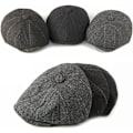 Pikkukuva 4 / 4: #Newsboy-lippis säädettävä beretti miehille brittiläinen retro#