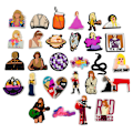 Miniatyrbillede 2 af 5: #27 stk. Tegnefilm Taylor Swift Crocs skotilbehør#