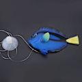 Miniatyrbillede 4 af 5: Falsk Fisk, Kunstig Fisk Akvarium Falsk Fisk til Akvarium Fisketank Dekoration Tropisk Falsk Fisk Ornament Kunstig Selvlysende Fisk