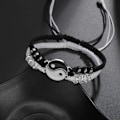 Miniatyrbilde 4 av 5: /#/Bestevenn armbånd for 2 matchende Yin Yang justerbar snor B/#/