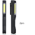 Pikkukuva 2 / 5: Latautuva LED-työvalo, 2 kpl 350 lumenin COB-mekaanikkovalo
