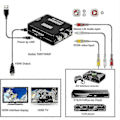 Pikkukuva 5 / 5: Wii HDMI -sovitin, Wii HDMI:ksi 720/1080p HD -muunninsovitin 3,5 mm:n äänilähdöllä, Wii 2 HDMI -muunnin Wii-monitorille, -projektorille ja -televisiolle, Ghtc