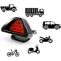 Miniatyrbillede 4 af 5: /#/Bilens bagerste bremselys 12V Universal 12 LED tredje stoplys Strobe/#/