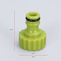 Miniatyrbillede 4 af 4: Hane Tilslutningsadapter med Slange - 3/4\" - Hurtig og Nem Tilslutning til Havevandslanger - Pistaciegrøn
