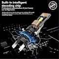 Miniatyrbillede 4 af 5: 2 stk. 3300LM H7 LED Forlygtepære Trådløs 66W CSP til Bil Forlygte Auto Diode Lamper H7 Turbo Led 12V 6000K
