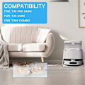 Miniatyrbilde 5 av 5: Moppekluter med holder for T30 Pro Omni/T30 Omni/T30S/T30S Combo robotstøvsuger, reservedeler