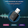 Pikkukuva 5 / 5: FM Lähetin Autoon Langaton Bluetooth 5.0 Radio Autosarja Handsfree Audioadapteri Ei Viivettä Ei Melua A