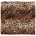 Miniatyrbillede 1 af 2: Firkantet/Rektangulær Leopard Dyreprintet Fyldt Pude Kort Plys Fyld Kast Pudebetræk Til Spisestue Køkken Stol Ryglæn Sæde 01