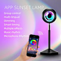 Miniatyrbillede 4 af 5: *Sjælden perle Solnedgang lampe Projektion app Smart kontrol Solnedgang Lys*