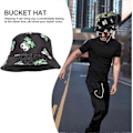 Miniatyrbild 4 av 5: Groda Bucket Hatt Sommar Fiskehatt Packbar Rese Strand Fiskarhatt för Kvinnor Tonårsflickor Vuxna Stil 2