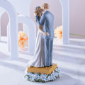 Miniatyrbilde 1 av 5: Brud og Brudgom Statue Bryllupskake Topper, Brud og Brudgom Figur