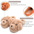 Miniatyrbild 3 av 5: Söta Teddy Djurtofflor Damtofflor Varma Memory Foam