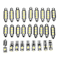 Miniatyrbillede 1 af 5: 27 stk. Hvide LED-lys til bil - E-Klasse W211 2002-2008