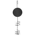 Miniatyrbild 1 av 2: Ljusstake i järnkrokstil Rustik Ljusstake Metall Ljusstake
