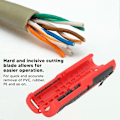 Miniatyrbillede 2 af 5: Wire Stripper Trunk Line Elektrisk Koaksialkabel Afisoleringsværktøj Praktisk og bekvemt