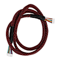 Miniatyrbilde 4 av 5: for Chiron Hovedledningsnett Nylon Vevd Strømpe Hotend Kabel Ledningsnett Erstatning for Anycubic Chiron