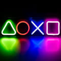 Miniatyrbillede 1 af 5: #LED Stripe Spil Lampe - PS Playstation Symbol Lys - Neon Lys#