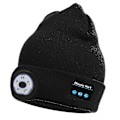 Miniatyrbillede 1 af 6: #Bluetooth strikket hue, udendørs lyshue, led lys, musik, sort#