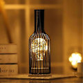 Miniatyrbillede 4 af 5: LED Bordlampe Læselampe Natlampe Soveværelse Sengelampe Skrivebordsbelysning Stue Retro Jern Boligindretning,c